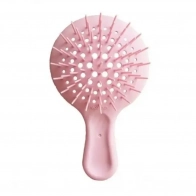 Щетка массажная для волос мини светло-розовая 15,5x9x3,5см (93SP220 RSA)