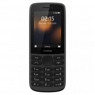 Telefon Nokia 215 4G TA-1272 DS EAC UA Qora + Borofone quloqchinlari 0