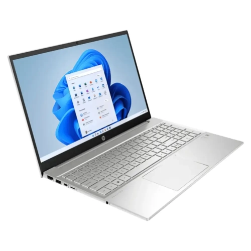 Noutbuk HP Pavilion / Core i5-1335U / 8GB DDR4 2DM 3200 / 512GB PCIe Value / Intel Iris Xe / 15.6 FHD / kumush rang(7P433EA) 0