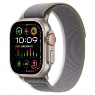 Смарт часы Apple Watch Ultra 2 Titanium Case with Green/Gray Trail Loop, 49 мм, серый