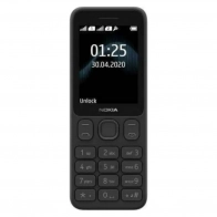 Telefon Nokia 125 TA-1253 DS EAC UA Qora +  Bluetooth quloqchin Borofone 0