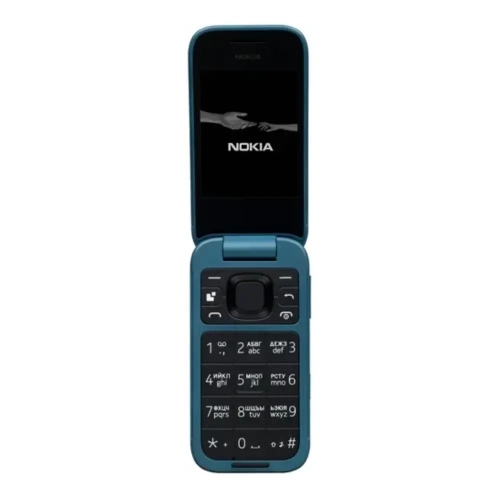 Telefon Nokia 2660 Dual Sim Moviy + Quloqchinlar 0