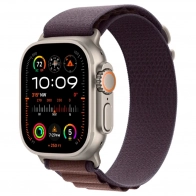 Aqlli soat Apple Watch Ultra 2 Titanium Case with Indigo Alpine Loop, 49 mm, binafsha rang