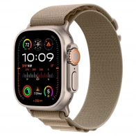 Смарт часы Apple Watch Ultra 2 Titanium Case with Olive Alpine Loop, 49 мм, зеленый