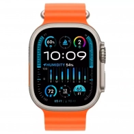 Aqlli soat Apple Watch Ultra 2 Titanium Case with Orange Ocean Band, 49 mm, to'q sariq 0