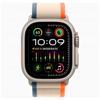 Смарт часы Apple Watch Ultra 2 Titanium Case with Orange/Beige Trail Loop, 49 мм, кремовый 1