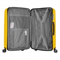 Набор чемоданов 2E, SIGMA EXP, (L+M+S) 3 в 1, 4 колеса, желтый 1