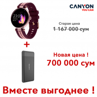 Смарт-часы Canyon Semifreddo SW-61 Бордовый